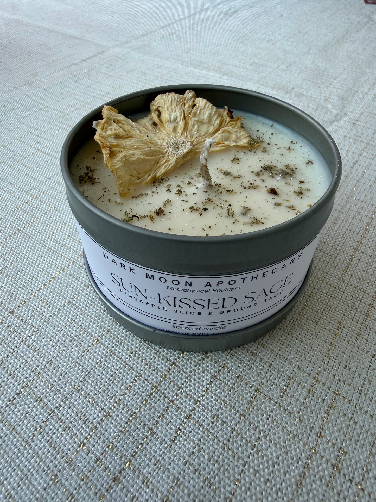 Sun-kissed Sage 8oz soy candle