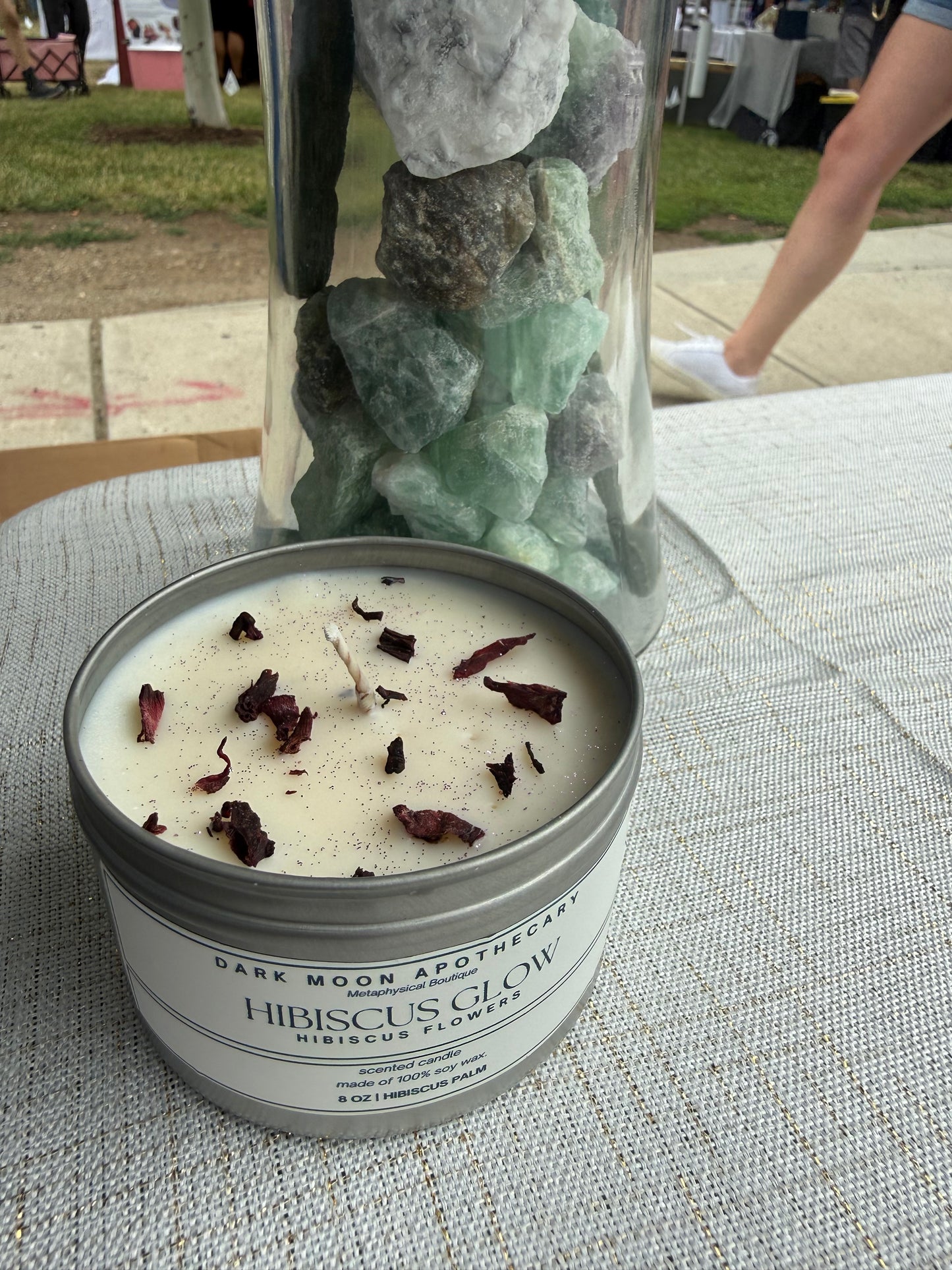 Hibiscus Glow 8oz candle