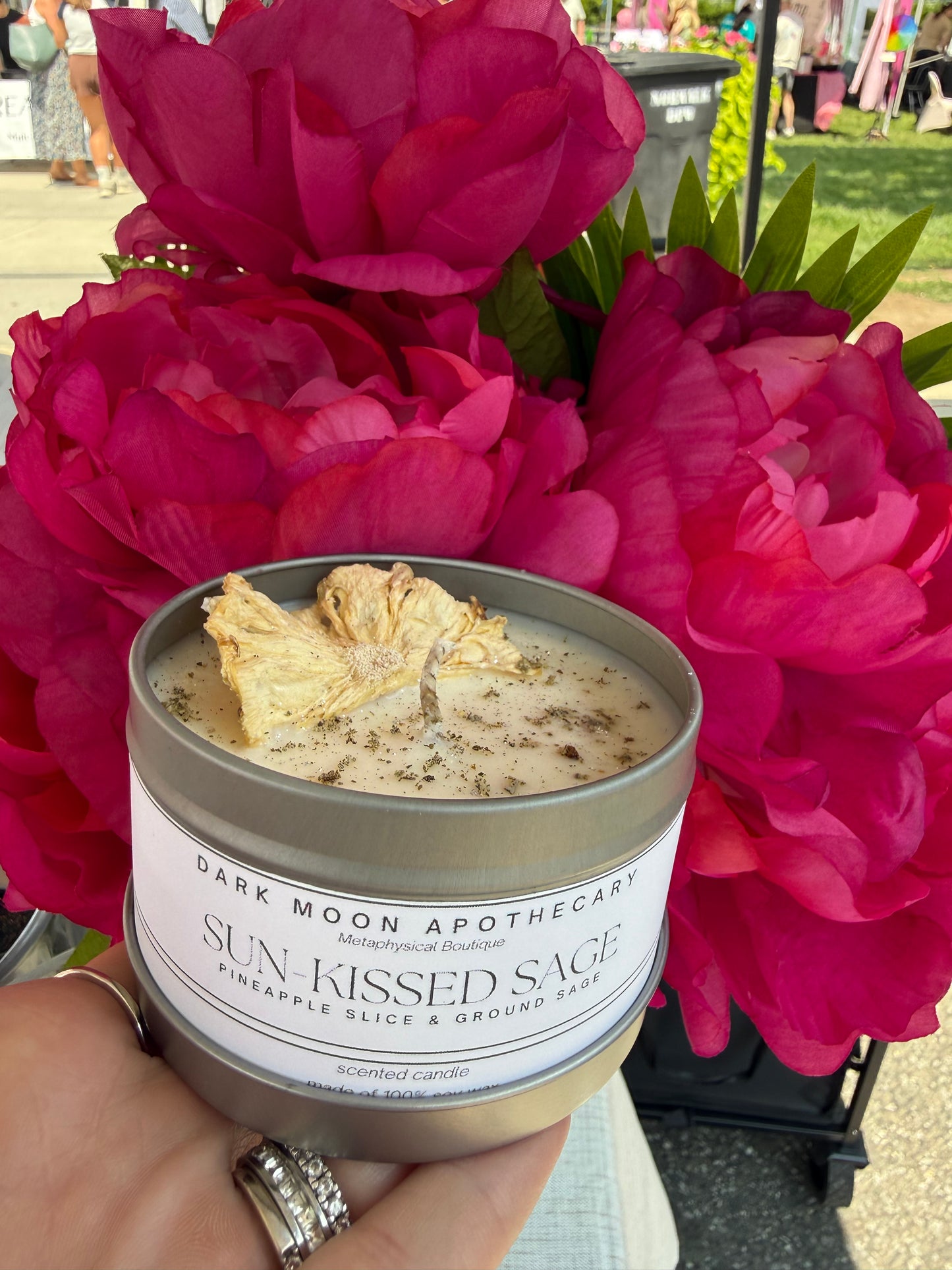 Sun-kissed Sage 8oz soy candle