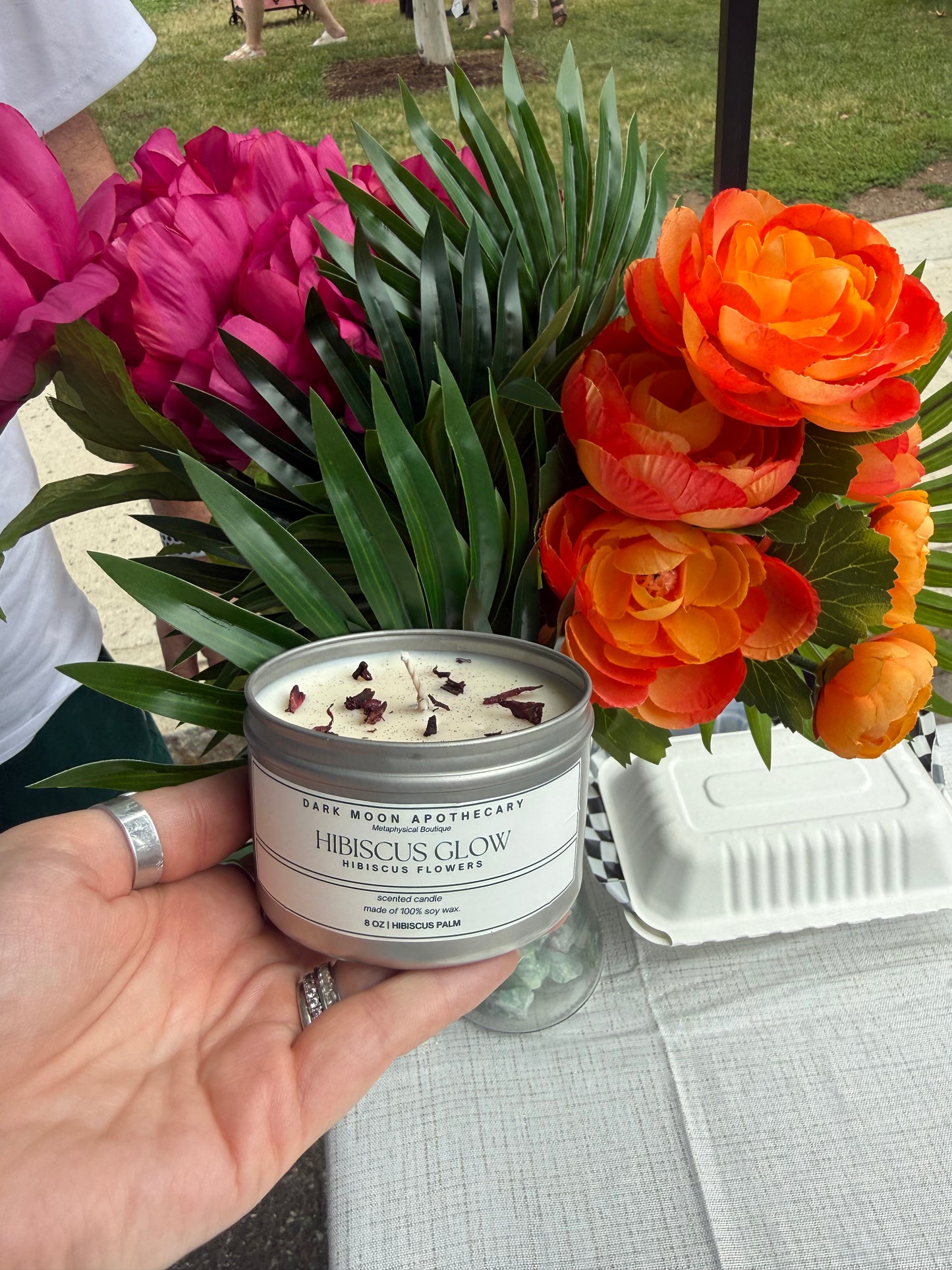 Hibiscus Glow 8oz candle