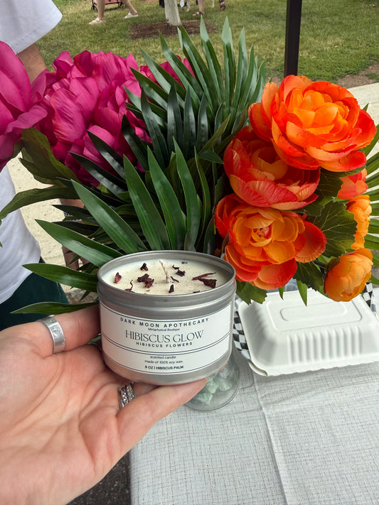 Hibiscus Glow 8oz candle
