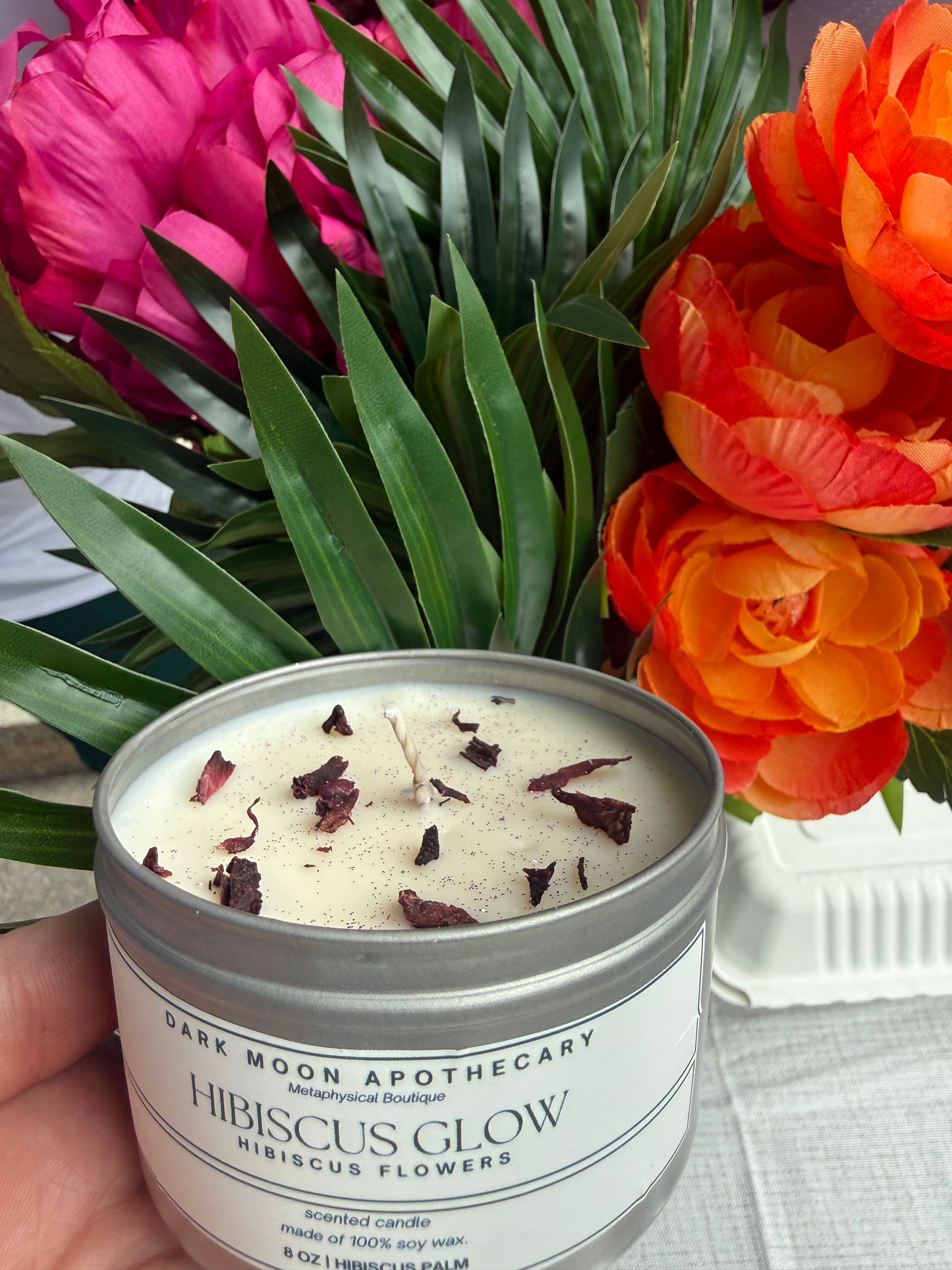 Hibiscus Glow 8oz candle