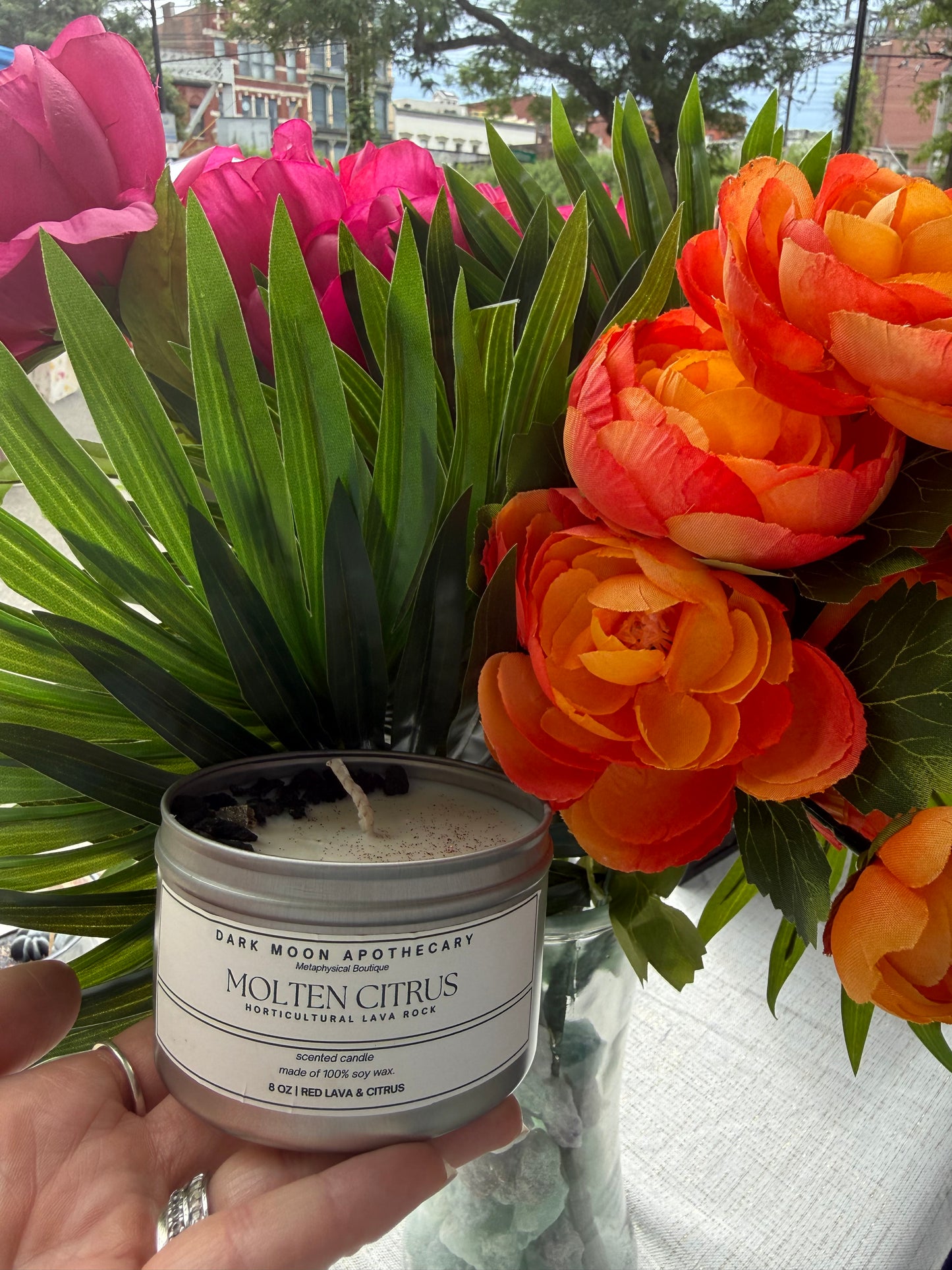 Molten Citrus 8oz candle