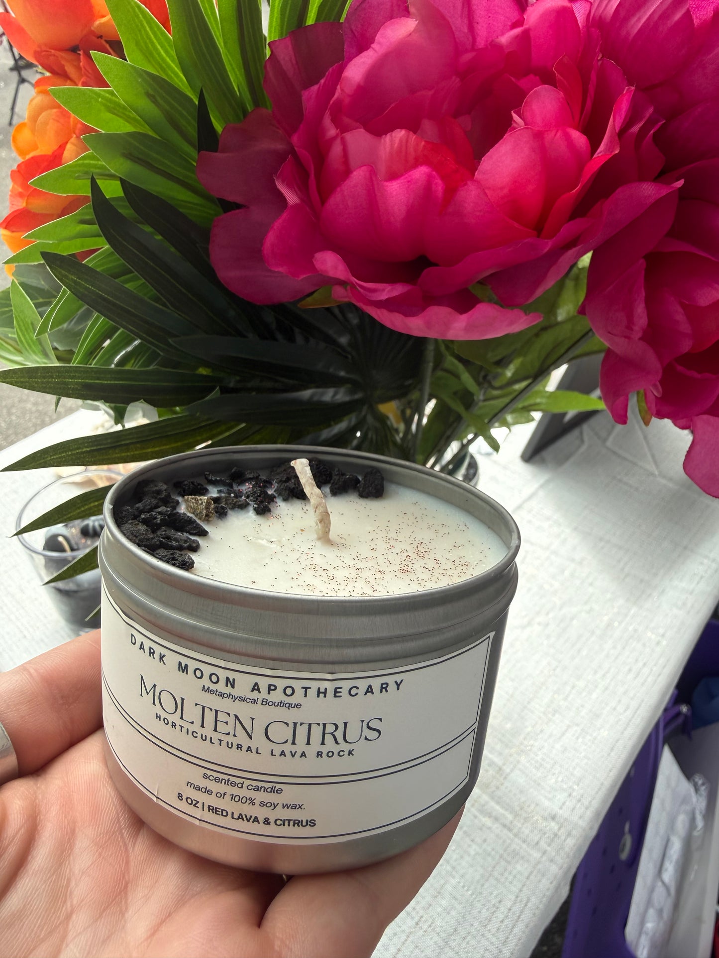 Molten Citrus 8oz candle