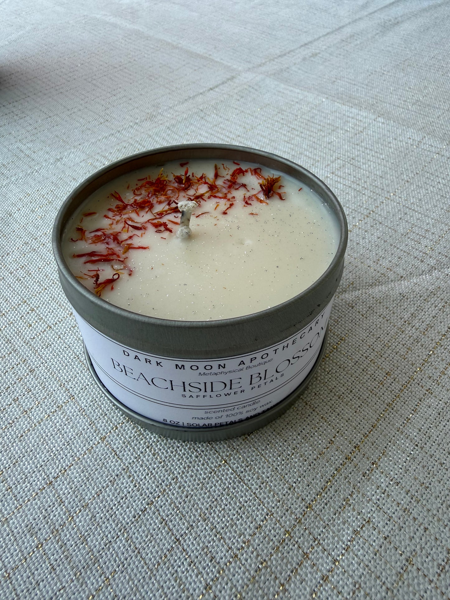 Beachside Blossom 8oz soy candle