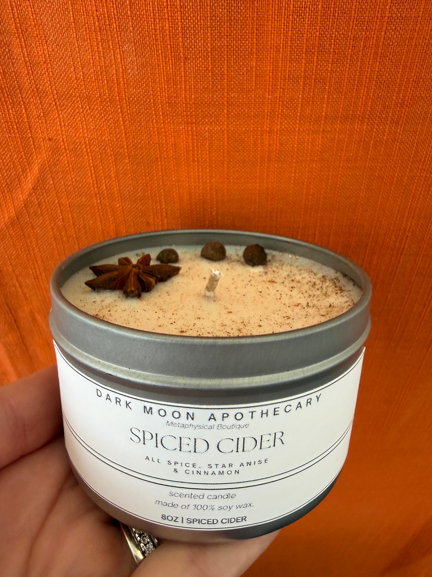 Spiced cider 8oz Soy Candle