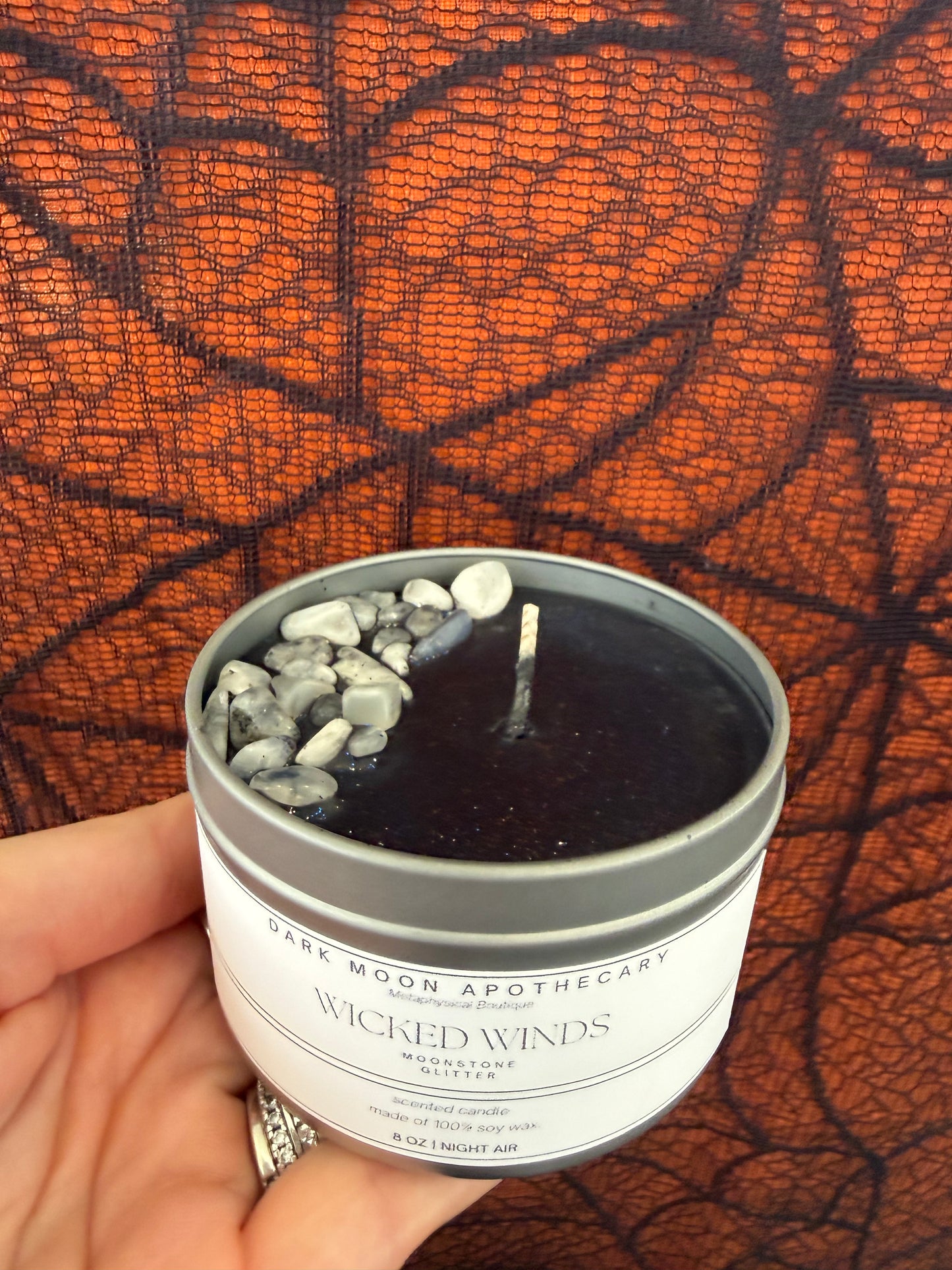 wicked winds 8oz soy crystal candle