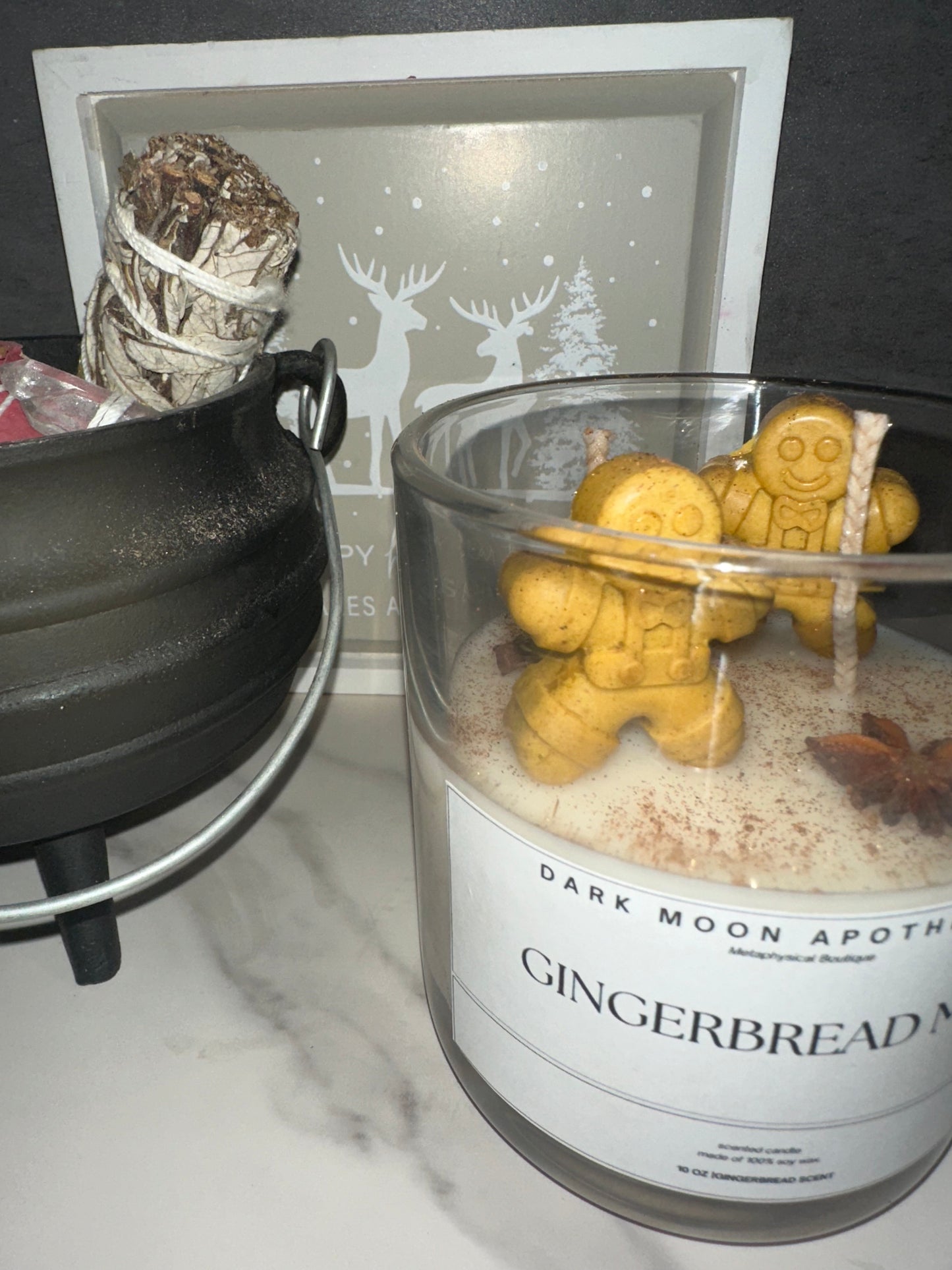 Gingerbread Man 10oz Soy Candle