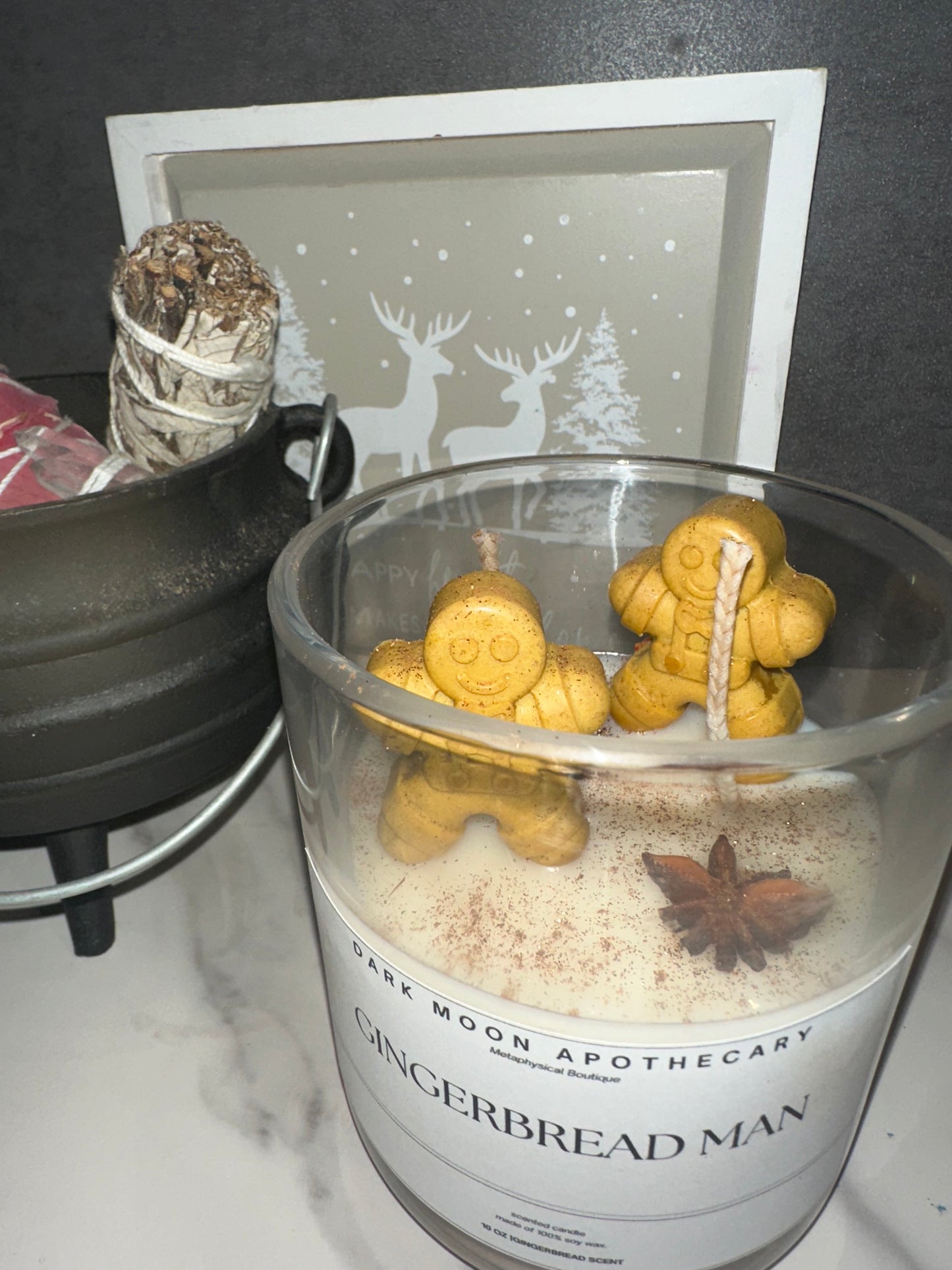 Gingerbread Man 10oz Soy Candle