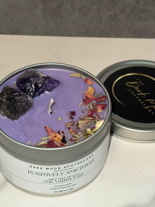 Positively Amethyst Soy Candle - 8oz.